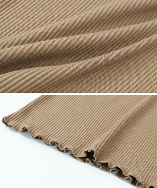 reca（レカ）の「メローリブパンツ（その他パンツ・レディース・ブラック/ブラウン/ベージュ/モカ/ダークベージュ・FREE）」の13枚目の写真