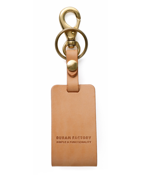 DURAM FACTORY（ドゥラムファクトリー）の「【ハイタイド限定カラー】直営店限定 DURAM ドゥラム スマートキーホルダー スマートキーケースカバー キーリング 車 Sサイズ（キーケース/キーアクセサリー・メンズ・ネイビー/ナチュラル/ダークベージュ/ダークグリーン・FREE）」の8枚目の写真