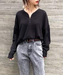PAGEBOY | ホックヘンリーネックプルオーバー(Tシャツ/カットソー)