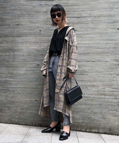 PAGEBOY（ページボーイ）の「ホックヘンリーネックプルオーバー（Tシャツ/カットソー・レディース・オフホワイト/ブラック/ブラック系その他/ベージュ・FREE）」の15枚目の写真