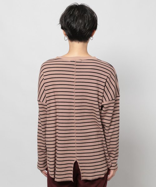 PAGEBOY（ページボーイ）の「ホックヘンリーネックプルオーバー（Tシャツ/カットソー・レディース・オフホワイト/ブラック/ブラック系その他/ベージュ・FREE）」の20枚目の写真