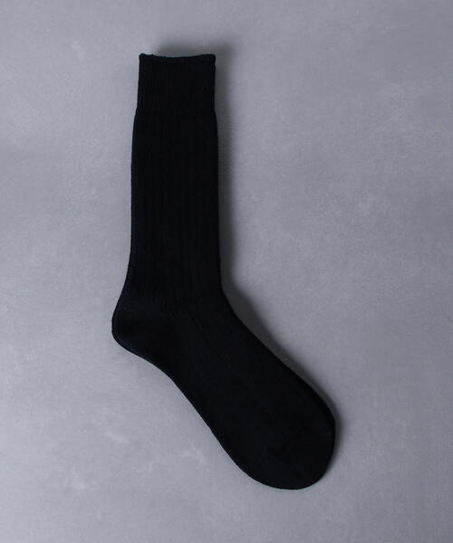 ROTOTO(ロトト)の「<RoToTo(ロトト)> リブ ソックス(ソックス/靴下・メンズ・ダークグリーン/ネイビー/レッド/ワインレッド/ホワイト/ブラック・MEDIUM)」の5枚目の写真