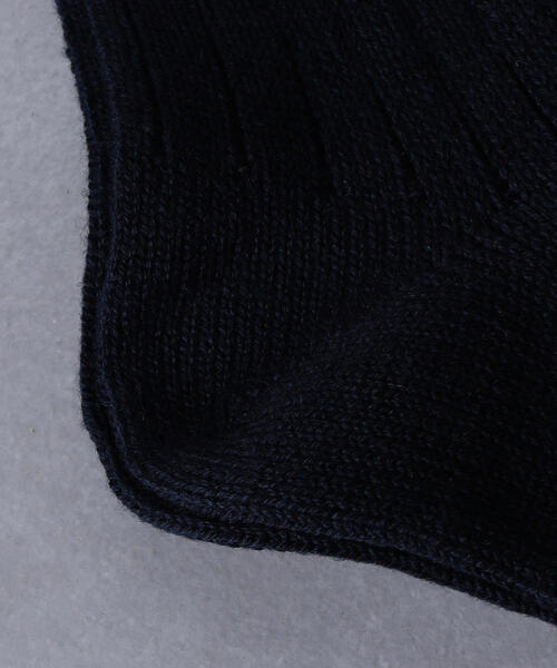 ROTOTO(ロトト)の「<RoToTo(ロトト)> リブ ソックス(ソックス/靴下・メンズ・ダークグリーン/ネイビー/レッド/ワインレッド/ホワイト/ブラック・MEDIUM)」の11枚目の写真