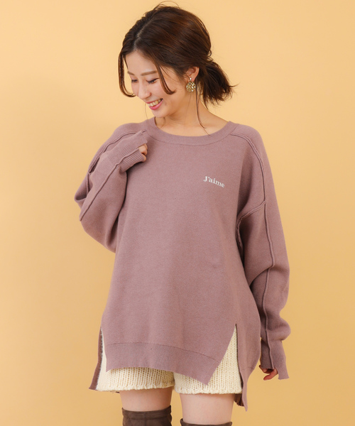 段差リブニット ニット セーター Whos Chico フーズフーチコ のファッション Whos Who Who Who セール