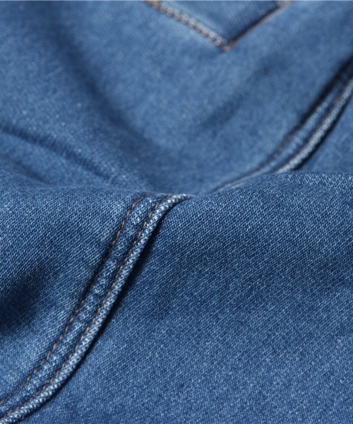 CIAOPANIC（チャオパニック）の「カットライクデニムコクーンSK（スカート・レディース・ライトブルー/オフホワイト・FREE）」の9枚目の写真