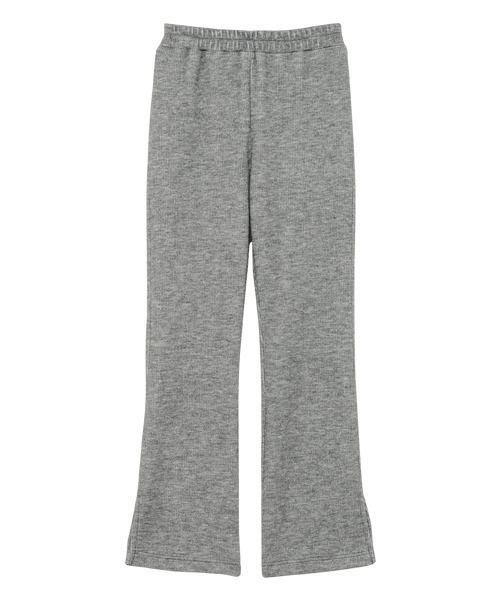 Candy Stripper（キャンディストリッパー）の「RIB FIT FLARE パンツ（その他パンツ・レディース・ブラック/ベージュ/ヘザーグレー・2）」の3枚目の写真