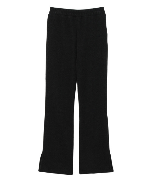 Candy Stripper（キャンディストリッパー）の「RIB FIT FLARE パンツ（その他パンツ・レディース・ブラック/ベージュ/ヘザーグレー・2）」の5枚目の写真