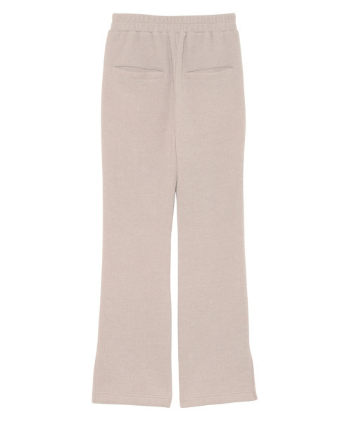 Candy Stripper（キャンディストリッパー）の「RIB FIT FLARE パンツ（その他パンツ・レディース・ブラック/ベージュ/ヘザーグレー・2）」の10枚目の写真