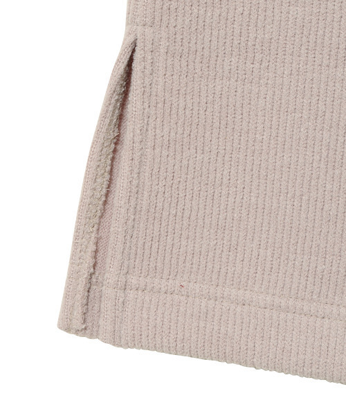 Candy Stripper（キャンディストリッパー）の「RIB FIT FLARE パンツ（その他パンツ・レディース・ブラック/ベージュ/ヘザーグレー・2）」の7枚目の写真