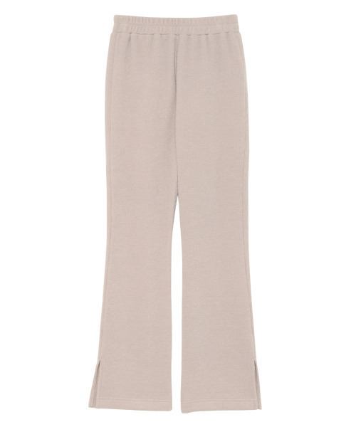 Candy Stripper（キャンディストリッパー）の「RIB FIT FLARE パンツ（その他パンツ・レディース・ブラック/ベージュ/ヘザーグレー・2）」の13枚目の写真