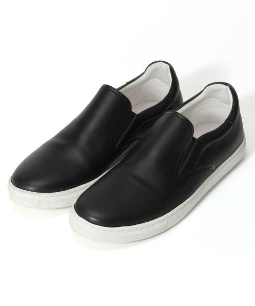 BEAMS（ビームス）の「◎BEAMS / レザー スリッポン（スニーカー・メンズ・ホワイト/ネイビー/ブラック・41/39/42/43/40）」の22枚目の写真