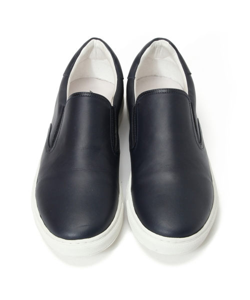 BEAMS（ビームス）の「◎BEAMS / レザー スリッポン（スニーカー・メンズ・ホワイト/ネイビー/ブラック・41/39/42/43/40）」の20枚目の写真