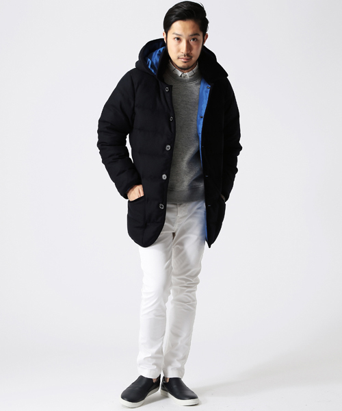 BEAMS（ビームス）の「◎BEAMS / レザー スリッポン（スニーカー・メンズ・ホワイト/ネイビー/ブラック・41/39/42/43/40）」の12枚目の写真