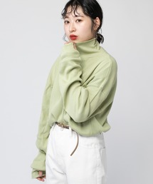 mystic | リブBIGタートルプルオーバー(Tシャツ/カットソー)