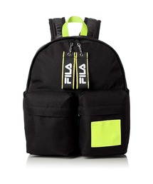 FILA/フィラ ブランド ロゴ ワッペン ダブルポケット リュックサック バックパック 20L
