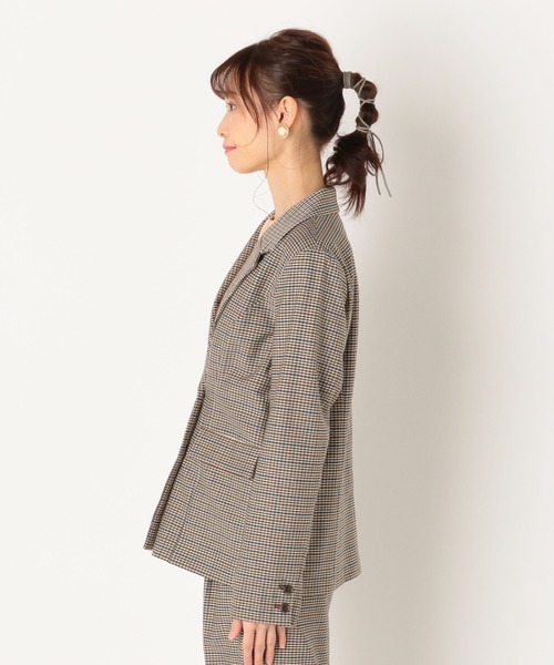archives(アルシーヴ)の「【SETUPにも】チェックダブルジャケット(テーラードジャケット・レディース・ブラウン/グレー/モカ・MEDIUM)」の13枚目の写真