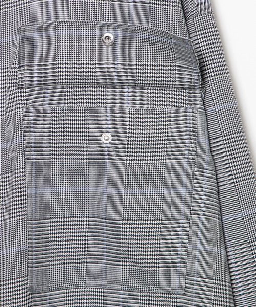 WEGO(ウィゴー)の「WEGO/【セットアップ対応商品】TRルーズショートブルゾン/シャツジャケット(ブルゾン・メンズ・ブラック/グレー系その他2/ベージュ系その他2・MEDIUM/LARGE)」の6枚目の写真