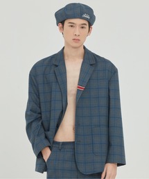 ROMANTIC CROWN�i���}���e�B�b�N�N���E���j�́u�wROMANTIC CROWN�xFRIDAY THREE BUTTON CHECK JACKET / ���}���e�B�b�N�N���E�� �t���C�f�C �`�F�b�N �e�[���[�h �W���P�b�g�i�e�[���[�h�W���P�b�g�j�v