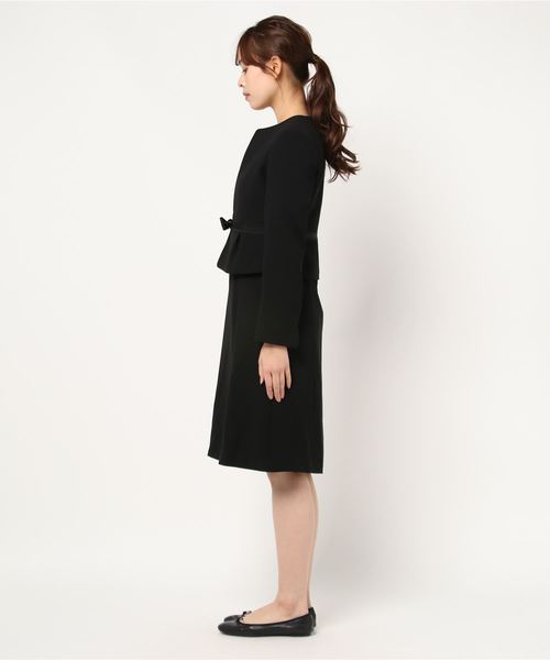 MONOIR（モノワール）の「濃染加工ハイウエストアンサンブル（ジャケットワンピース）（アンサンブル・レディース・ブラック・11号/17号/7号/15号/9号/13号）」の11枚目の写真
