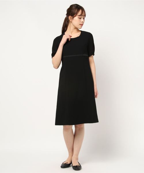 MONOIR（モノワール）の「濃染加工ハイウエストアンサンブル（ジャケットワンピース）（アンサンブル・レディース・ブラック・11号/17号/7号/15号/9号/13号）」の14枚目の写真