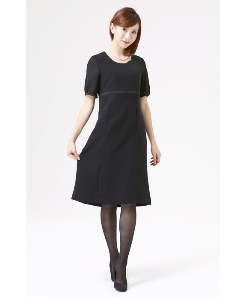 MONOIR（モノワール）の「濃染加工ハイウエストアンサンブル（ジャケットワンピース）（アンサンブル・レディース・ブラック・11号/17号/7号/15号/9号/13号）」の9枚目の写真