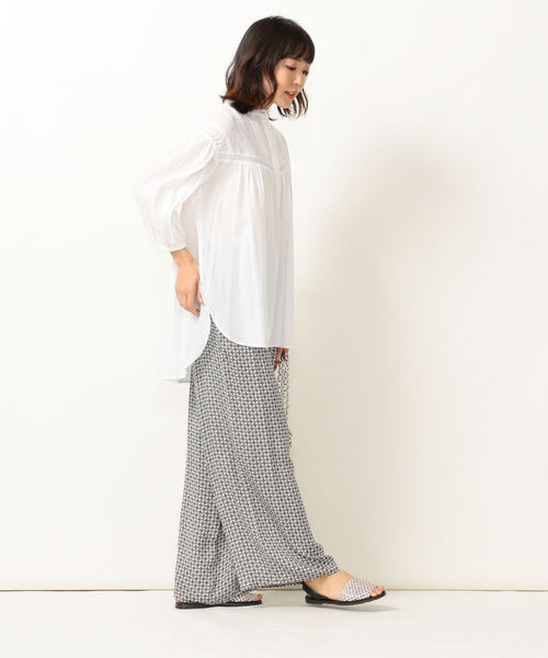 SHIPS any(シップス エニィ)の「SHIPS any:PARIS AUTHENTIQUE プリントパンツ◇(その他パンツ・レディース・グレー/イエロー/ネイビー/ブルー/チャコールグレー・38/36)」の8枚目の写真