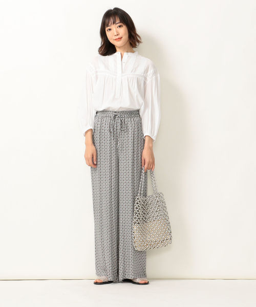 SHIPS any(シップス エニィ)の「SHIPS any:PARIS AUTHENTIQUE プリントパンツ◇(その他パンツ・レディース・グレー/イエロー/ネイビー/ブルー/チャコールグレー・38/36)」の10枚目の写真