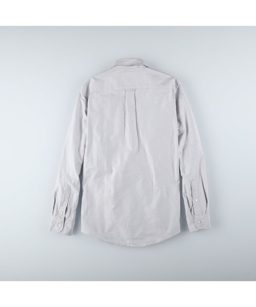 HARVARD（ハーバード）の「【HARVARD】オックスボタンダウンシャツ（シャツ/ブラウス・メンズ・キナリ/パープル/ライトグレー・XL/S/L/M）」の5枚目の写真