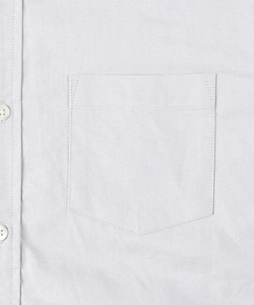 HARVARD（ハーバード）の「【HARVARD】オックスボタンダウンシャツ（シャツ/ブラウス・メンズ・キナリ/パープル/ライトグレー・XL/S/L/M）」の7枚目の写真