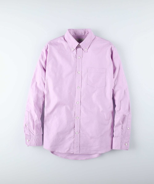 HARVARD（ハーバード）の「【HARVARD】オックスボタンダウンシャツ（シャツ/ブラウス・メンズ・キナリ/パープル/ライトグレー・XL/S/L/M）」の11枚目の写真