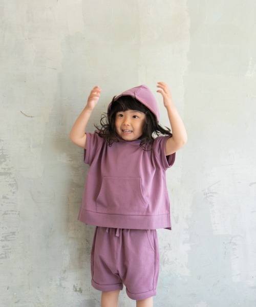 LOWRYS FARM（ローリーズファーム）の「ＢＩＧフーディーＳＳ　880887（パーカー・キッズ・パープル系その他/オフホワイト/チャコールグレー・X-LARGE/MEDIUM/LARGE）」の3枚目の写真