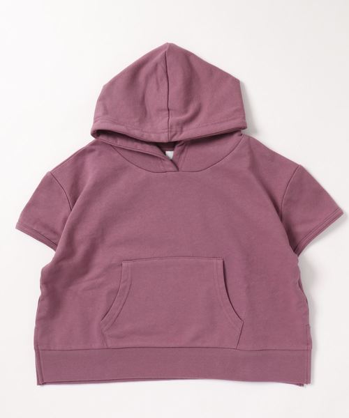 LOWRYS FARM（ローリーズファーム）の「ＢＩＧフーディーＳＳ　880887（パーカー・キッズ・パープル系その他/オフホワイト/チャコールグレー・X-LARGE/MEDIUM/LARGE）」の11枚目の写真
