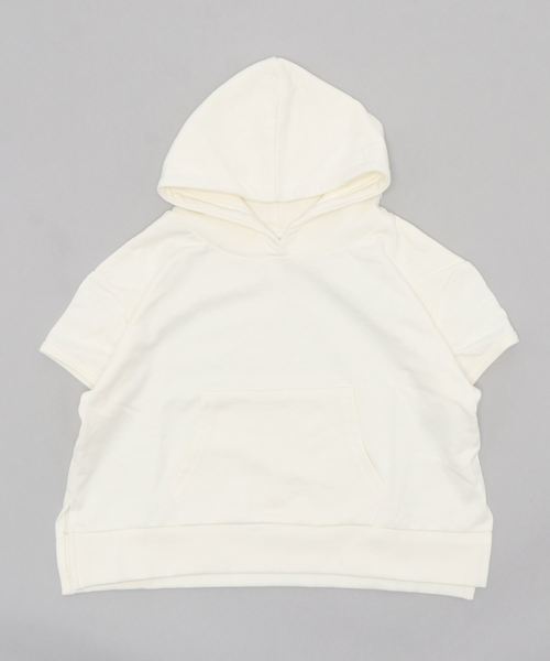 LOWRYS FARM（ローリーズファーム）の「ＢＩＧフーディーＳＳ　880887（パーカー・キッズ・パープル系その他/オフホワイト/チャコールグレー・X-LARGE/MEDIUM/LARGE）」の13枚目の写真