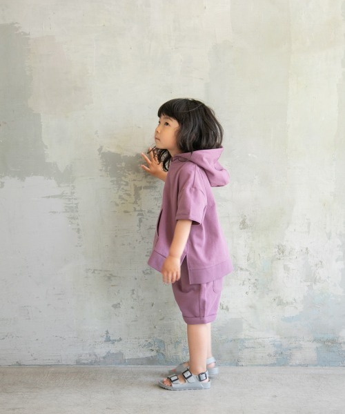 LOWRYS FARM（ローリーズファーム）の「ＢＩＧフーディーＳＳ　880887（パーカー・キッズ・パープル系その他/オフホワイト/チャコールグレー・X-LARGE/MEDIUM/LARGE）」の7枚目の写真