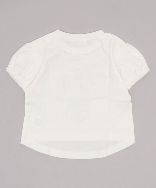 BRANSHES（ブランシェス）の「ガールスプリントTシャツ（Tシャツ/カットソー・キッズ・サックスブルー/アイボリー・80ｃｍ/150cm/110cm/100cm/90cm/130cm/140cm/120cm）」の5枚目の写真