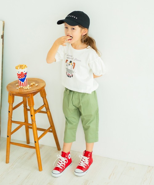 BRANSHES（ブランシェス）の「ガールスプリントTシャツ（Tシャツ/カットソー・キッズ・サックスブルー/アイボリー・80ｃｍ/150cm/110cm/100cm/90cm/130cm/140cm/120cm）」の15枚目の写真