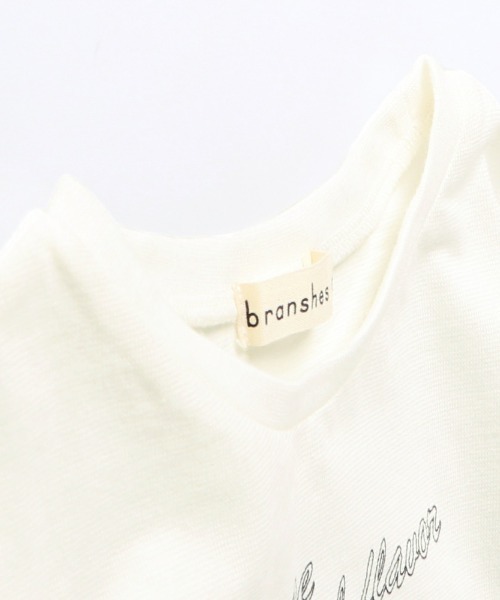 BRANSHES（ブランシェス）の「ガールスプリントTシャツ（Tシャツ/カットソー・キッズ・サックスブルー/アイボリー・80ｃｍ/150cm/110cm/100cm/90cm/130cm/140cm/120cm）」の11枚目の写真