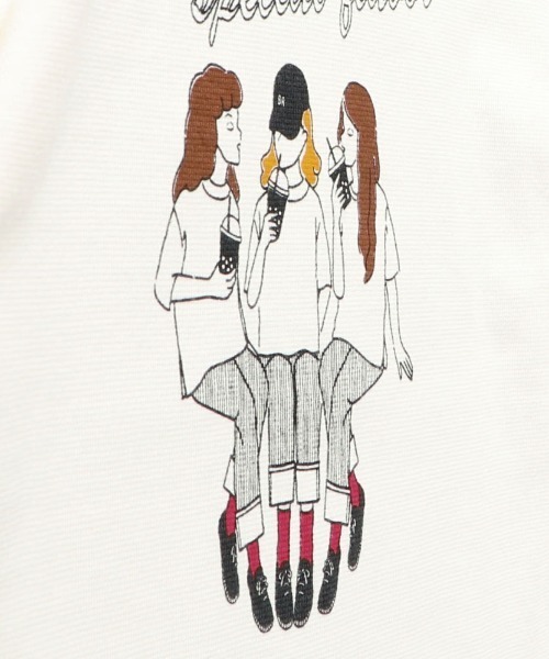 BRANSHES（ブランシェス）の「ガールスプリントTシャツ（Tシャツ/カットソー・キッズ・サックスブルー/アイボリー・80ｃｍ/150cm/110cm/100cm/90cm/130cm/140cm/120cm）」の14枚目の写真