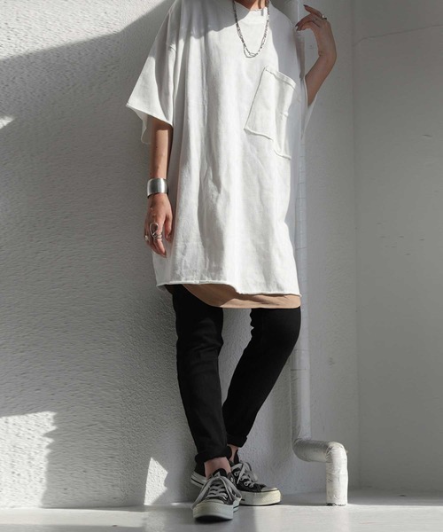 antiqua（アンティカ）の「レイヤードロングキャミソール（キャミソール・レディース・ブラック/オフホワイト/モカ/チョコ/ブラウン系その他/ブラウン系その他2・M/L）」の14枚目の写真