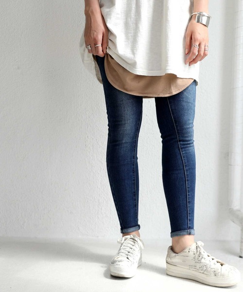 antiqua（アンティカ）の「レイヤードロングキャミソール（キャミソール・レディース・ブラック/オフホワイト/モカ/チョコ/ブラウン系その他/ブラウン系その他2・M/L）」の11枚目の写真