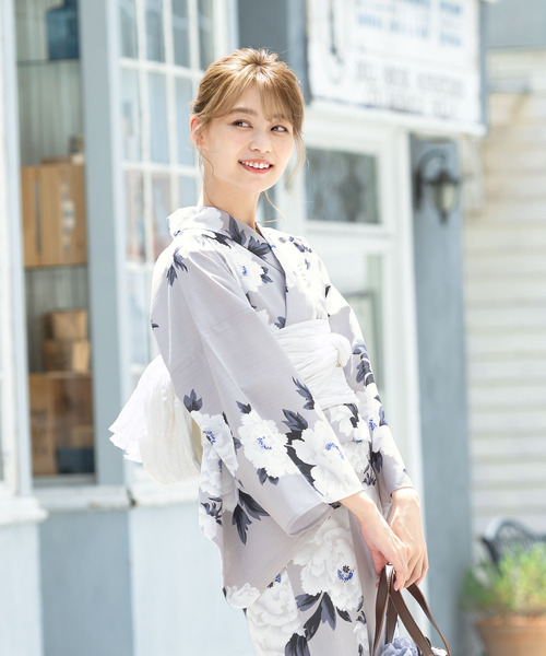 限定商品 選べるレディース浴衣2点セット 浴衣 帯 浴衣 Soubien ソウビエン のファッション 在庫商品 Balacta Com