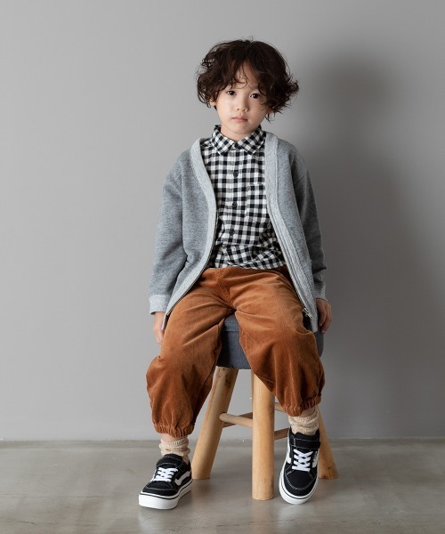 MAKE YOUR DAY(メイクユアデイ)の「先染めチェックシャツ■80~140cm(シャツ/ブラウス・キッズ・ブラック/レッド/キャメル・90/100/110/120/80/130/140)」の16枚目の写真