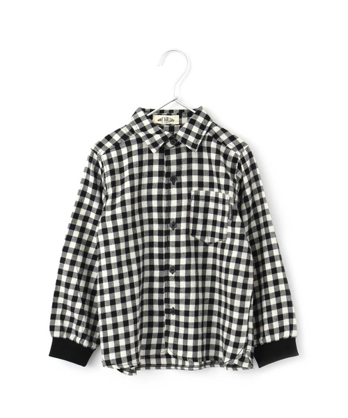 MAKE YOUR DAY(メイクユアデイ)の「先染めチェックシャツ■80~140cm(シャツ/ブラウス・キッズ・ブラック/レッド/キャメル・90/100/110/120/80/130/140)」の18枚目の写真