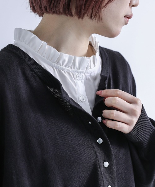 フリル襟インナータンクトップ』（タンクトップ）｜n'OrLABEL