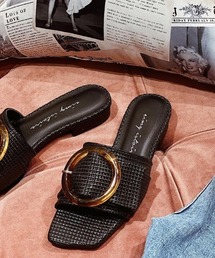 EIMY ISTOIRE | バックルポイントフラットサンダル(サンダル)