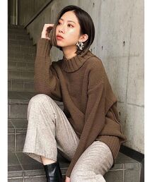 EMODA | モールハイネックボックスワンピース(ワンピース)