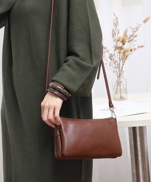 Ungrid アングリッド ナチュラルグレインお財布ポシェット ショルダーバッグ Ungrid アングリッド のファッション通販 Zozotown