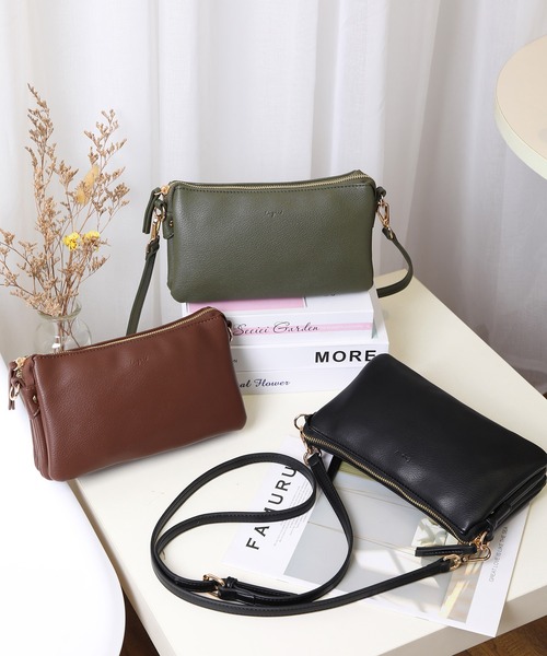 Ungrid アングリッド ナチュラルグレインお財布ポシェット ショルダーバッグ Ungrid アングリッド のファッション通販 Zozotown