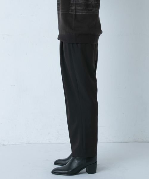 voaaov JULIUSウールクリアツイルテーパードパンツ studious voaaov JULIUSウールクリアツイルテーパードパンツ studious