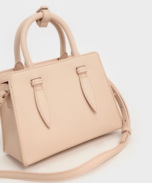 CHARLES & KEITH（チャールズ & キース）の「ダブルトップハンドル ストラクチャードバッグ / Double Top